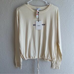 NWT Michigan Wolverines WEAR By Erin Andrews Long Sleeve T-Shirt Women’s Small